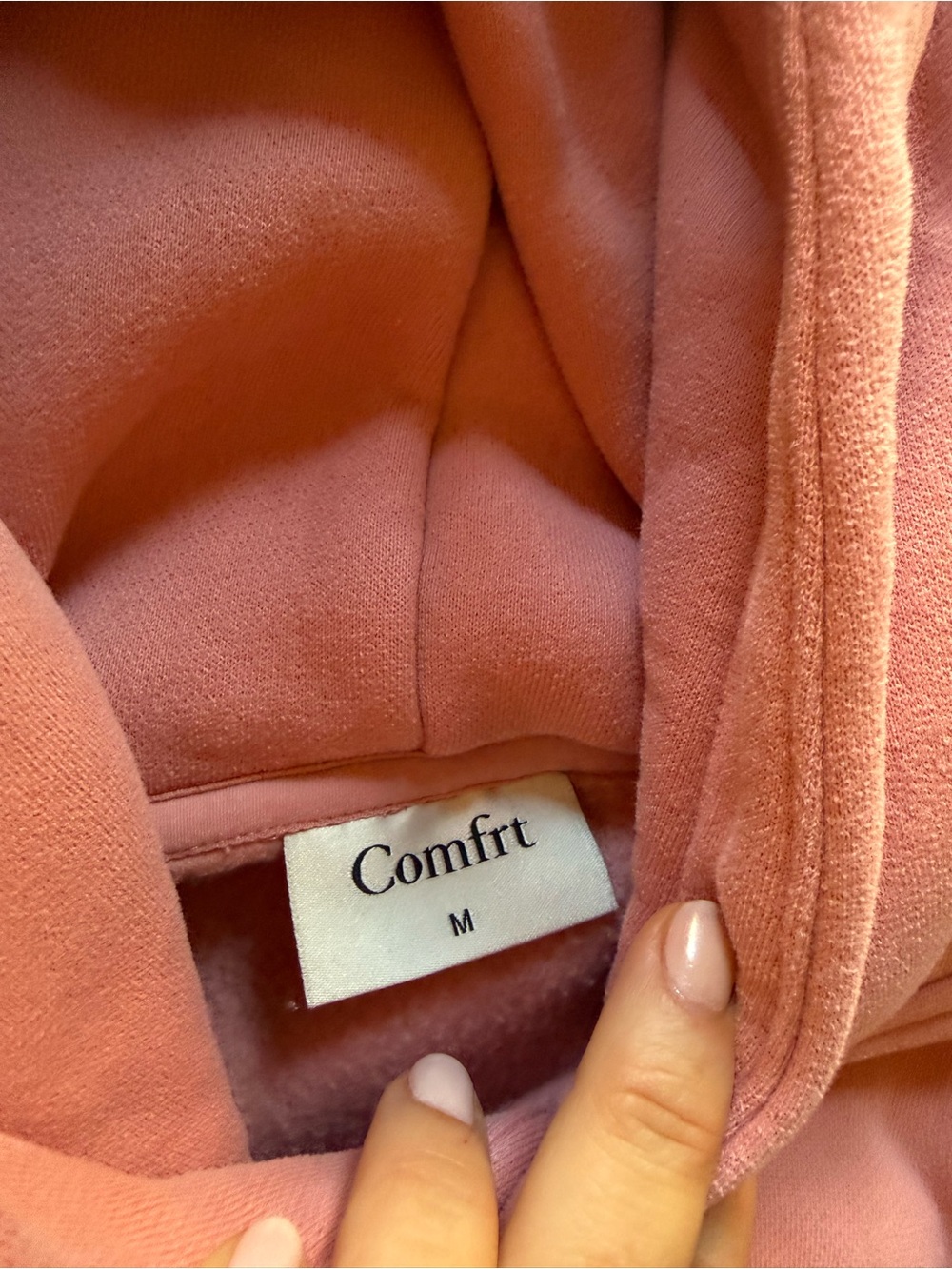Comfrt Kids' Coral Pink Hoodie Sweatshirt